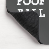 Mein bester Freund ist ein Spitz Poof Ball Niedlic Mousepad (Ecke)