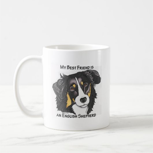 Mein bester Freund ist ein Tri Kaffeetasse (Links)