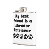 Mein bester Freund ist Labrador retriever Flachmann (Links)