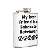 Mein bester Freund ist Labrador retriever Flachmann (Rechts)