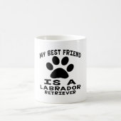 Mein bester Freund ist Labrador retriever Kaffeetasse (Mittel)