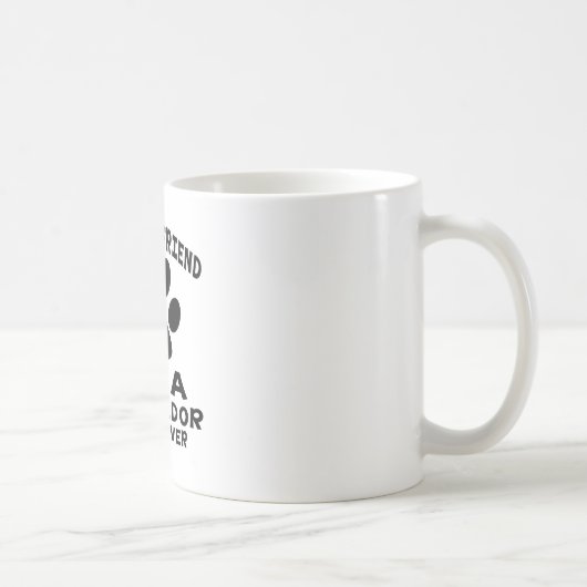 Mein bester Freund ist Labrador retriever Kaffeetasse (Rechts)