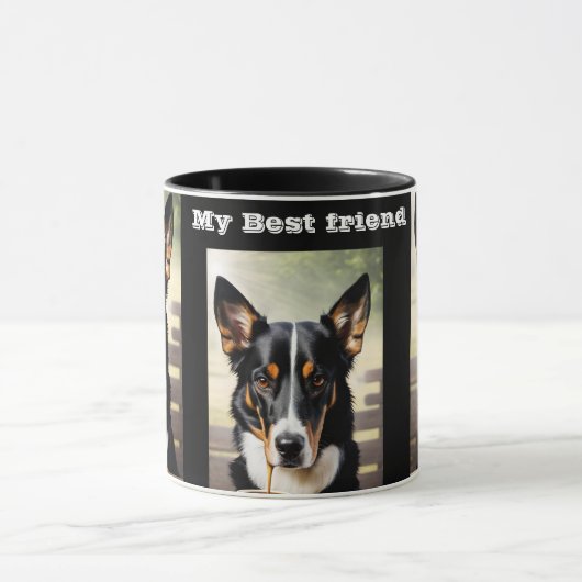 Mein bester Freund ist mein Hund Tasse (Zentrum)