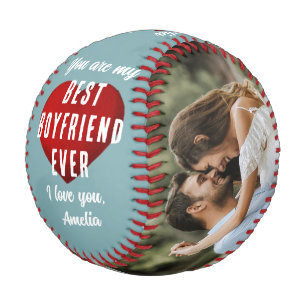 Mein bester Freund jemals Rotes Herz 2 Fotos  Baseball