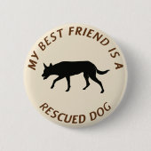 Mein bester Freund (Kelpie) Button (Vorderseite)