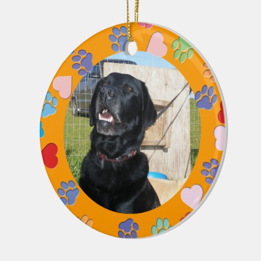 Mein bester Freund Keramikornament (Links)