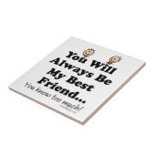 Mein bester Freund-lustiges Zitat Fliese (Seite)