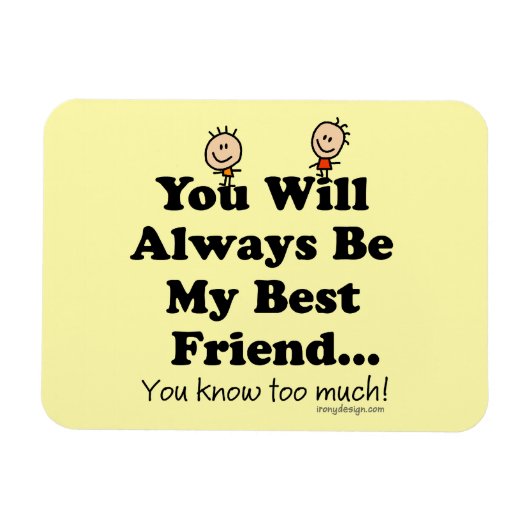 Mein bester Freund Magnet (Horizontal)