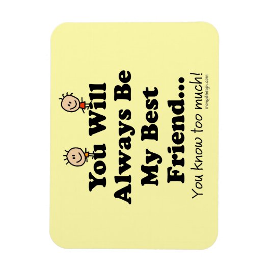 Mein bester Freund Magnet (Vertikal)