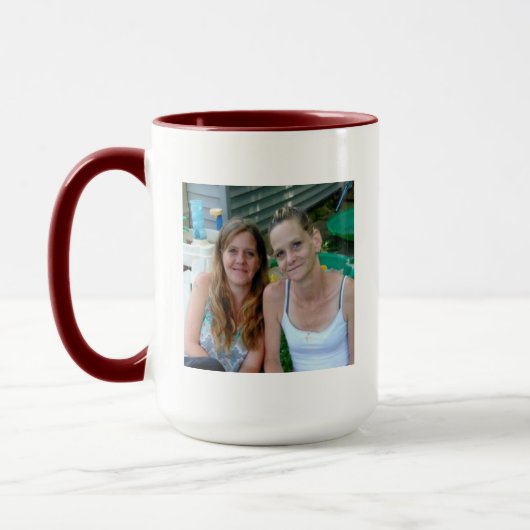 Mein bester Freund, meine Schwester, Personalisier Tasse (Links)
