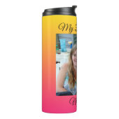 Mein bester Freund, meine Schwester, Personalisier Thermosbecher (Nach links gedreht)