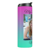 Mein bester Freund, meine Schwester, Personalisier Thermosbecher (Nach links gedreht)