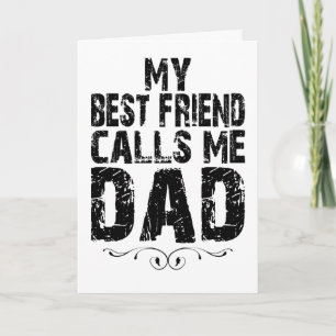 Mein bester Freund nennt mich VATER Geburtstag Vat Karte