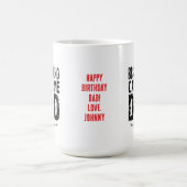 Mein bester Freund nennt mich VATER glücklich Gebu Kaffeetasse (Mittel)