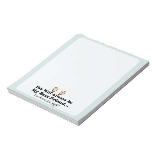 Mein bester Freund Notizblock (Rotiert)