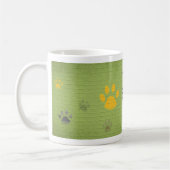 Mein bester Freund Paw Print Graffiti Kaffeetasse (Links)