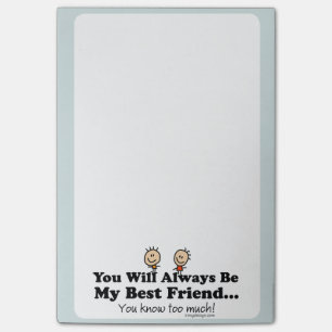 Mein bester Freund Post-it Klebezettel