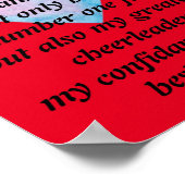 Mein bester Freund Poster (Ecke)