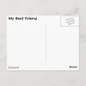Mein bester Freund Postkarte (Rückseite)