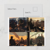 Mein bester Freund Postkarte (Vorne/Hinten)