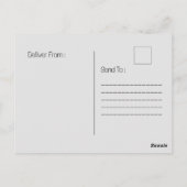 Mein bester Freund Postkarte (Rückseite)