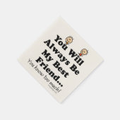 Mein bester Freund Serviette (Ecke)