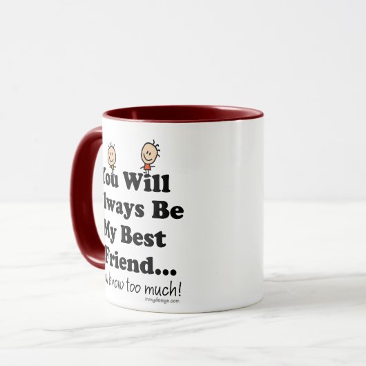 Mein bester Freund Tasse (Vorderseite Links)