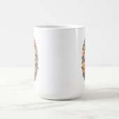 Mein bester Mutter-Blumenkranz mit Vögeln Kaffeetasse (Mittel)