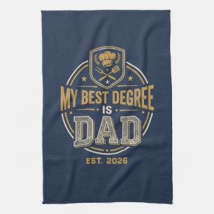 Mein bester Titel ist Papa - Gründung des Vatertag Geschirrtuch