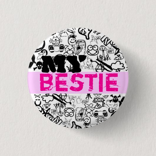 Mein BESTES Button (Vorderseite)