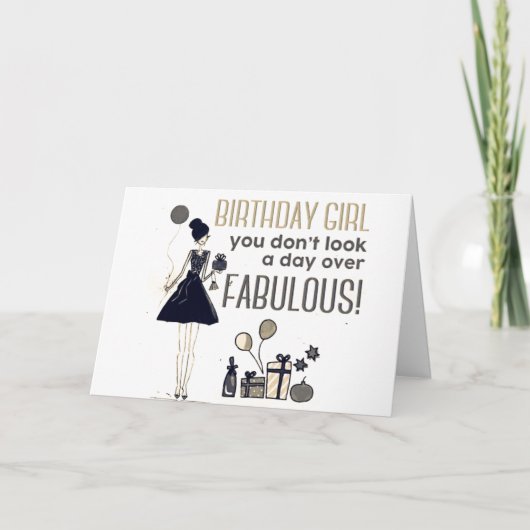 MEIN BESTES FREUND IST *FABULOUS** GEBURTSTAG KARTE (Vorderseite)