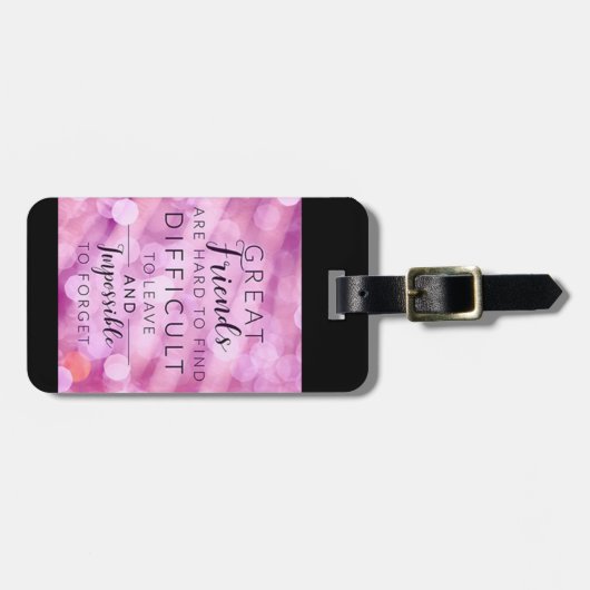 ***MEIN BESTES FREUND*** LUGGAGE TAG GEPÄCKANHÄNGER (Vorderseite horizontal)