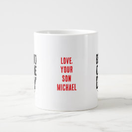 MEIN BESTES FREUND RUFT MICH DADDY Liebesgeschenk  Jumbo-Tasse