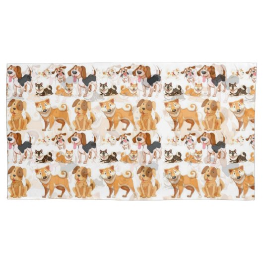 Mein bestes Friend-Muster Kissenbezug (Vorderseite)