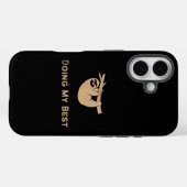 Mein bestes Glitter Faultier tun Case-Mate iPhone Hülle (Rückseite (Horizontal))