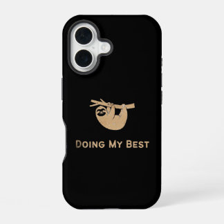 Mein bestes Glitter Faultier tun iPhone 16 Hülle