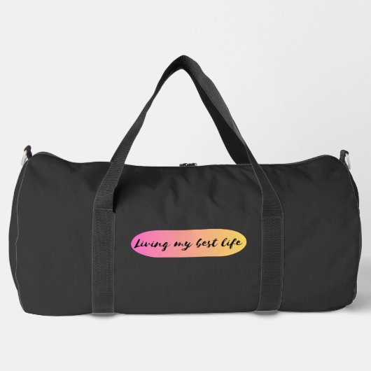 Mein bestes Leben Duffle Bag (Vorderseite)