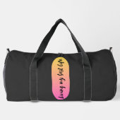 Mein bestes Leben Duffle Bag (Rückseite)