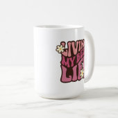 Mein bestes Leben Kaffeetasse (VorderseiteRechts)