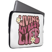 Mein bestes Leben Laptopschutzhülle (Vorne Rechts)