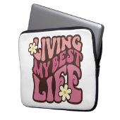 Mein bestes Leben Laptopschutzhülle (Vorderseite Links)