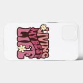 Mein bestes Leben leben Daisy Case-Mate iPhone Hülle (Rückseite (Horizontal))