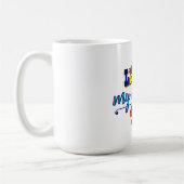 "Mein bestes Leben leben" Kaffeetasse (Links)