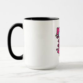 Mein bestes Leben lebendige farbenfrohe Pop-Art-Gr Tasse