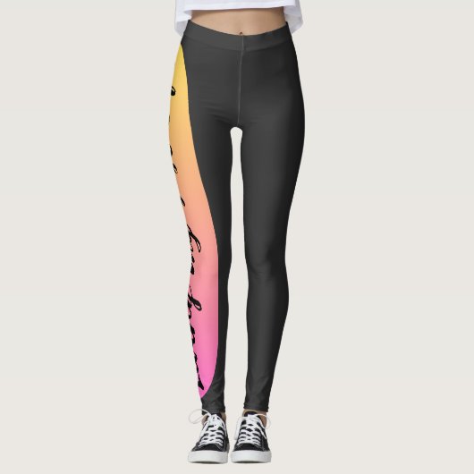 Mein bestes Leben Leggings (Vorderseite)