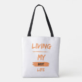 Mein bestes Leben Tasche (Rückseite)