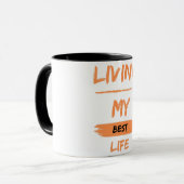 Mein bestes Leben Tasse (Vorderseite Links)