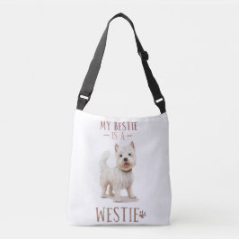 Mein Bestie ist mein Westie Tragetaschen Mit Langen Trägern
