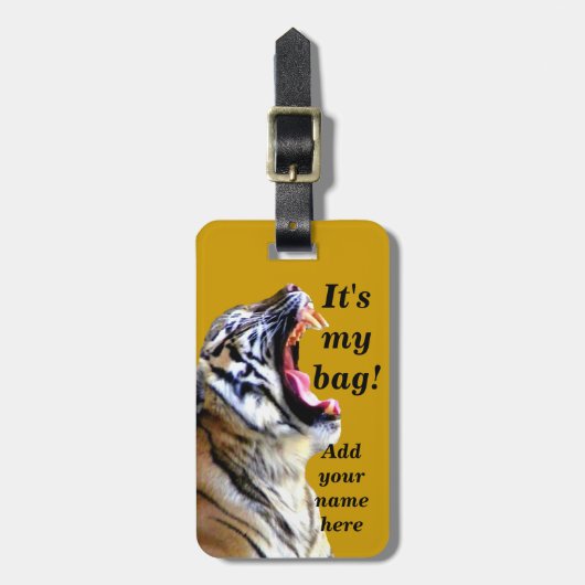 Mein Beutel! Gepäckanhänger (Vorderseite vertikal)