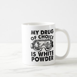 Mein bevorzugtes Rauschmittel ist das Skifahren im Kaffeetasse